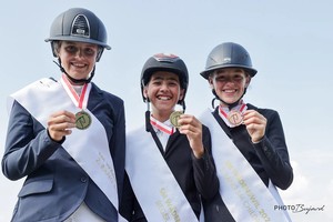 Podium des Childrens aux championnats suisses 2024 | © Fabienne Bujard